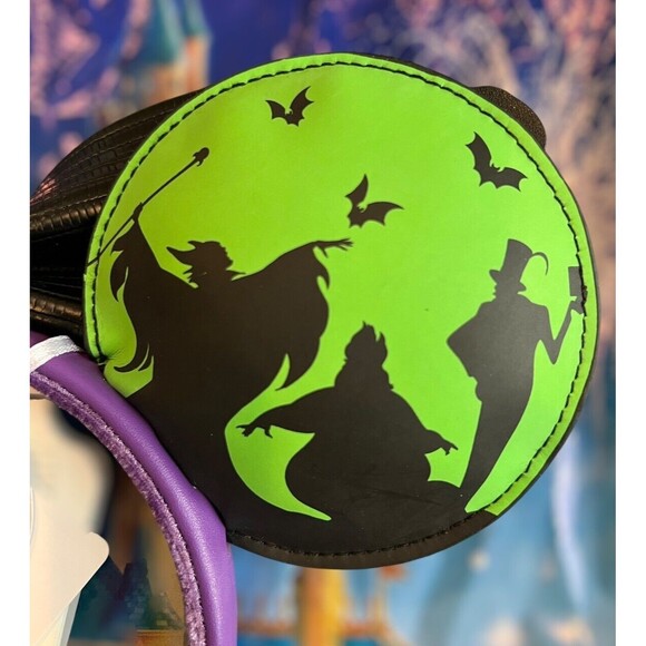 Disney Parks Loungefly Oogie Boogie Bash 2024 Ears Headband Glow In Dark New main image 7